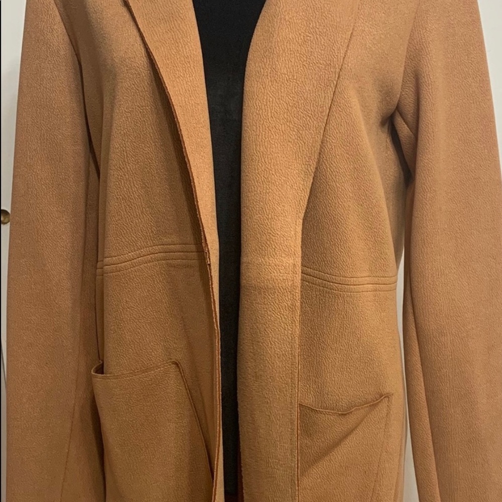 Buttonless Caramel Jacket - image 2